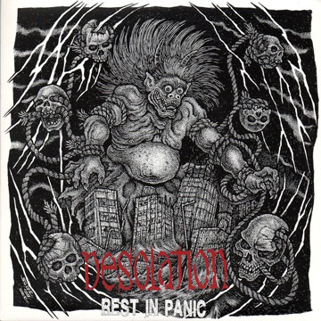 DESOLATION "Rest In Panic" 7" EP (Prank) B/W Vinyl